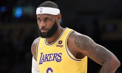 Lakers’ LeBron James says leg ‘sore’ after scary collision, downgraded to out Tuesday vs. Spurs