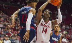 Alabama basketball survives sloppy start to down South Alabama