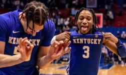 College basketball rankings: Kentucky jumps up to No. 5 in updated AP Top 25 poll after rout of Kansas