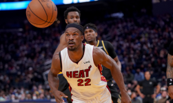 Jimmy Butler injury update: Heat star helped off of court vs. Warriors, ruled out with apparent foot issue