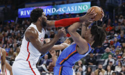 Best images from the Thunder’s 115-96 loss to the Sixers