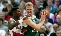 Larry Bird’s left-handed game; Edney, Babb born