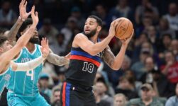 Shorthanded Detroit Pistons’ late rally falls short to Hornets in Charlotte, 117-106