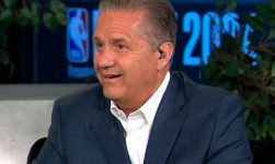 John Calipari represents Arkansas brand at NBA Draft