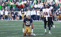 Where does Notre Dame’s stunning loss fall among the biggest upsets in college football history?